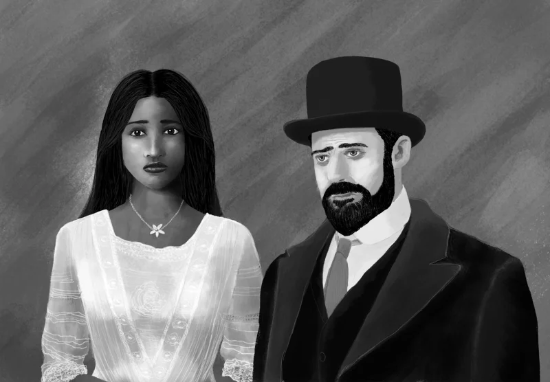 Detective Nathan Reed and his fiancé Jasmine Bloom